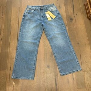 High Rise Blue Jeans